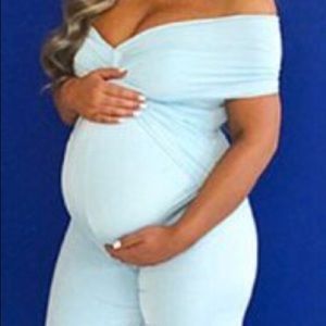 gina gado maternity jumpsuit